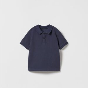 Zara Kids Polo Shirt in Navy Size 4/5